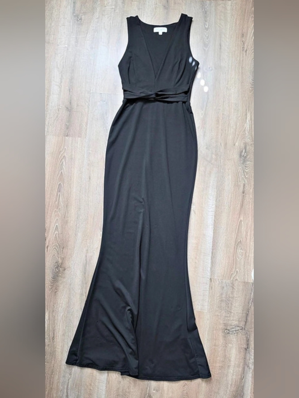 Showpo Black Maxi Dress Size 8 Like New
